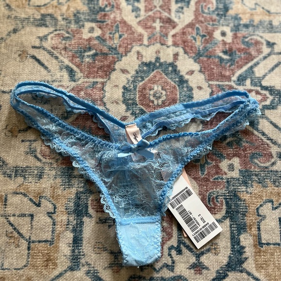 NWT Agent Provocateur Hinda Blue Ouvert AP3 Medium - Picture 3 of 5